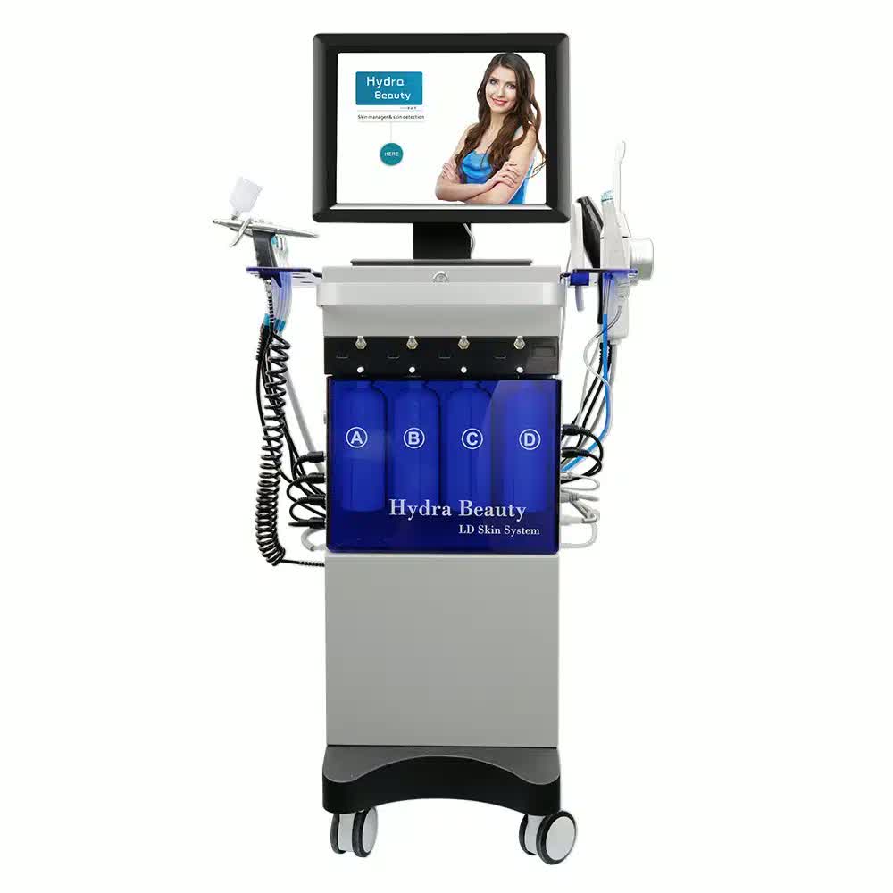 Profesionálny kozmetický prístroj Hydra Beauty 12v1 s analyzátorom pleti